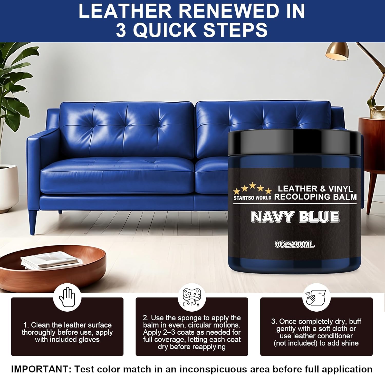 Thumbnail 4 de STARTSO WORLD Leather Recoloring Balm 1 Pack 🎨
