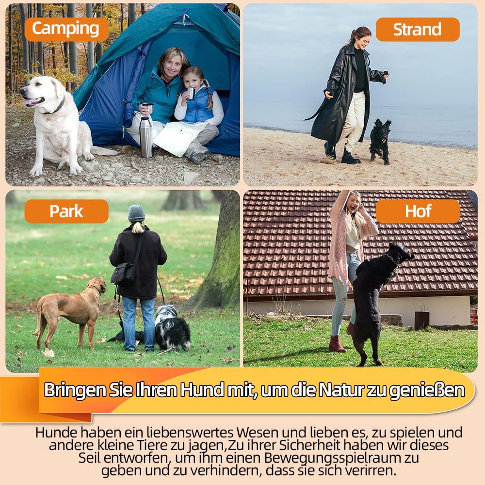 Thumbnail 4 de Mi Metty Tie-Out Leine für Hunde 6 m