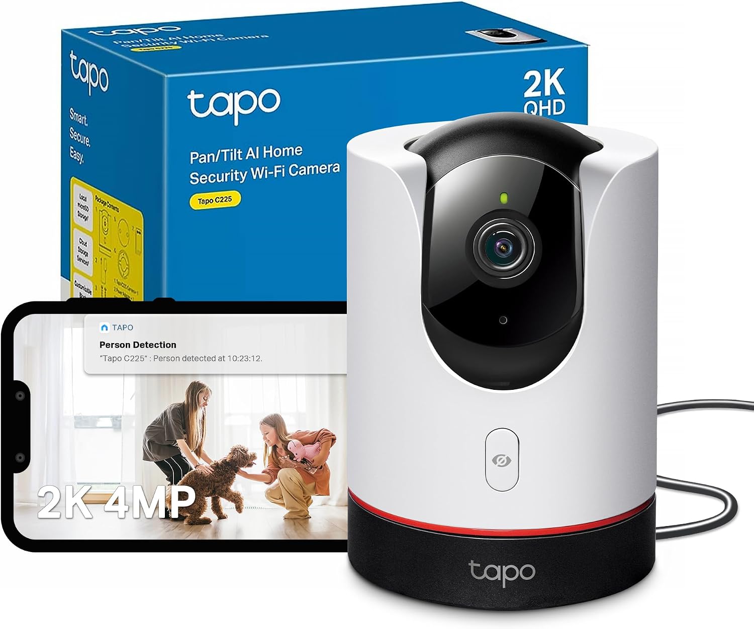 Detalle de Tapo C210 2K 3MP Pan/Tilt Indoor Security Camera