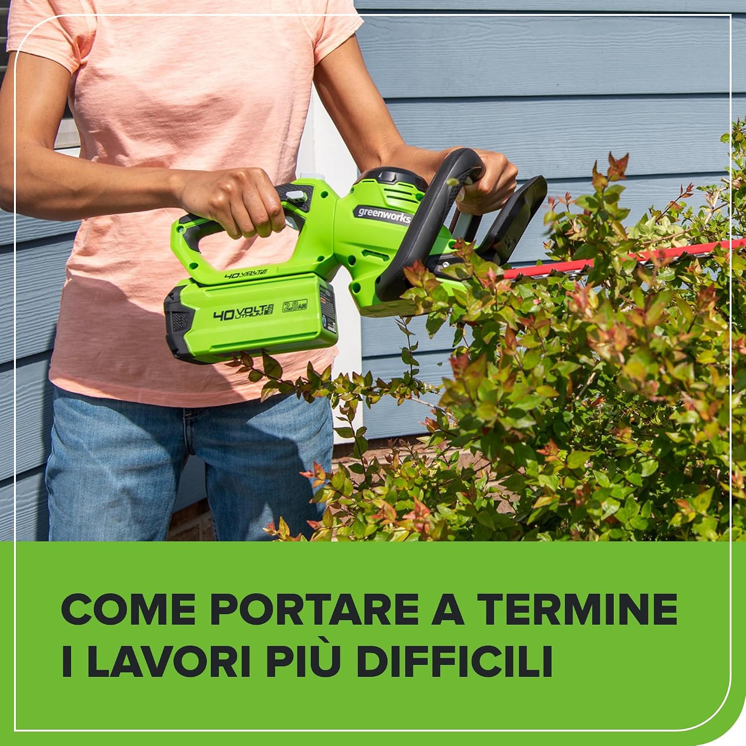 Thumbnail 2 de Greenworks Batteria 40V 2Ah agli ioni di litio G40B2 con ricarica rapida e indicatore LED