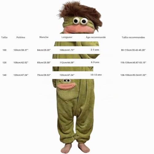 Detalle 2 de HANXIULIN Pyjama Party Decoration Silly Onesie Pajamas Deguisement Famille