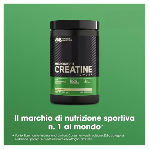 Thumbnail 1 de Optimum Nutrition Creatina Monoidrata Micronizzata in Polvere – 634 g, 100% puro e senza aroma
