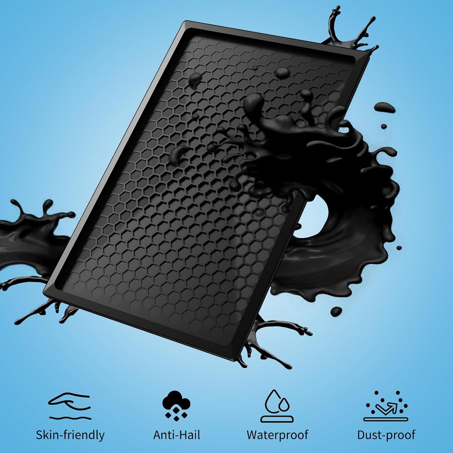 Detalle de Starlink Gen 3 Protective Cover: Liquid Silicone Case for Outdoor Starlink Antenna