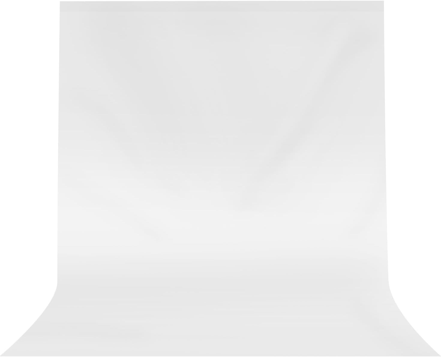Detalle de JEBUTU Fotohintergrund Weiß 2m x 3m – großer, faltbarer Polyester-Hintergrund für Foto, Video und Streaming