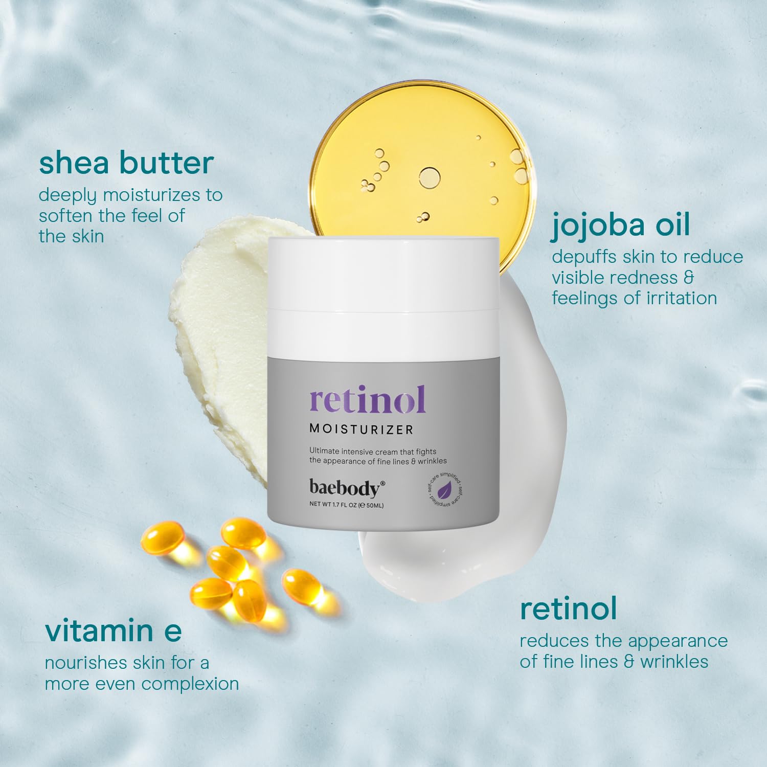 Detalle 2 de Baebody Retinol Cream, 50 ml ⚙