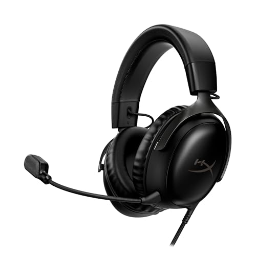 Detalle de HyperX Cloud III – Wired Gaming Headset: PC, PS5, Xbox Series X|S