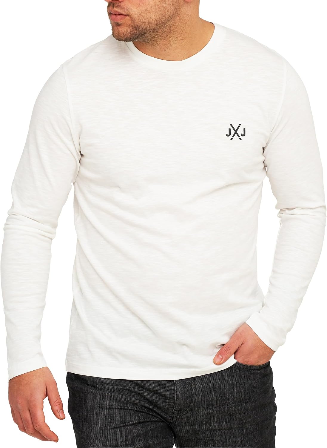 Detalle de JACK & JONES Infinity Rise O-Neck Langarmshirt