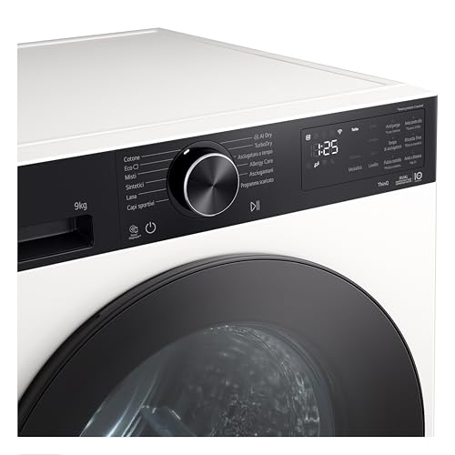 Thumbnail 18 de LG RNX5009NWWB Asciugatrice 9 Kg: AI Dry, Pompa di Calore e Wi-Fi