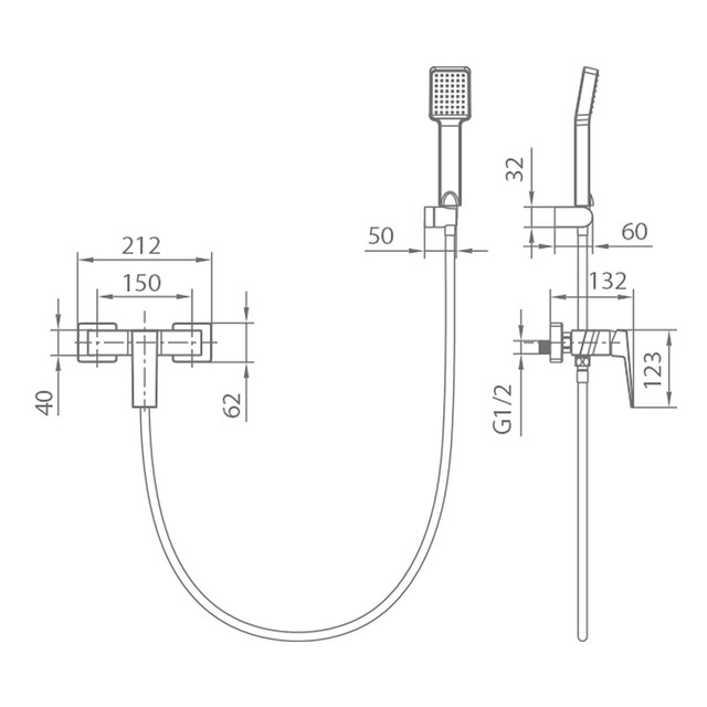 Thumbnail 1 de Imex Products Kit ducha monomando Art Imex 💦