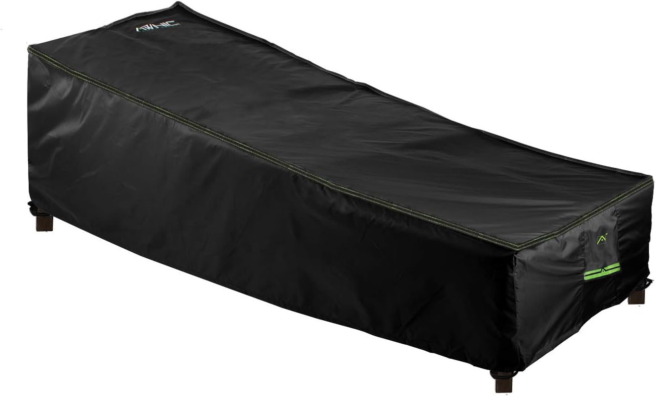 Detalle de AWNIC G200-3D – wodoodporny pokrowiec na leżak 200 × 75 × 40/70 cm, 420D