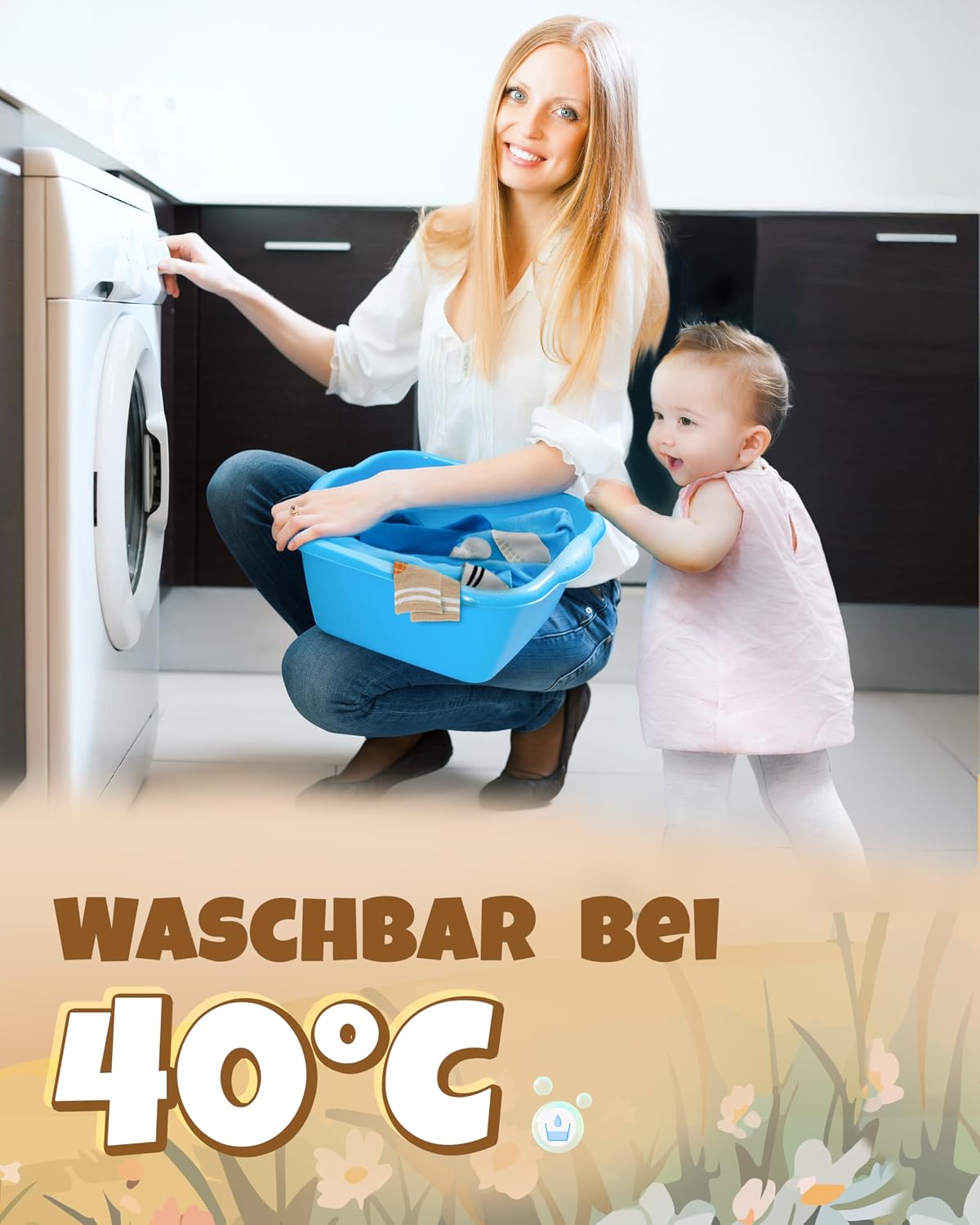 Detalle 2 de Kleinbär Stoppersocken Kinder ABS, 0-12 Monate