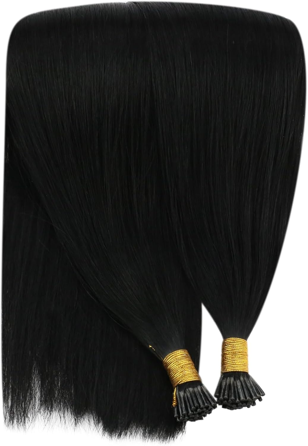 Thumbnail 6 de YoungSee PR-COM-RT-X839562 I-Tip Human Hair Extensions, 20-Inch Jet Black