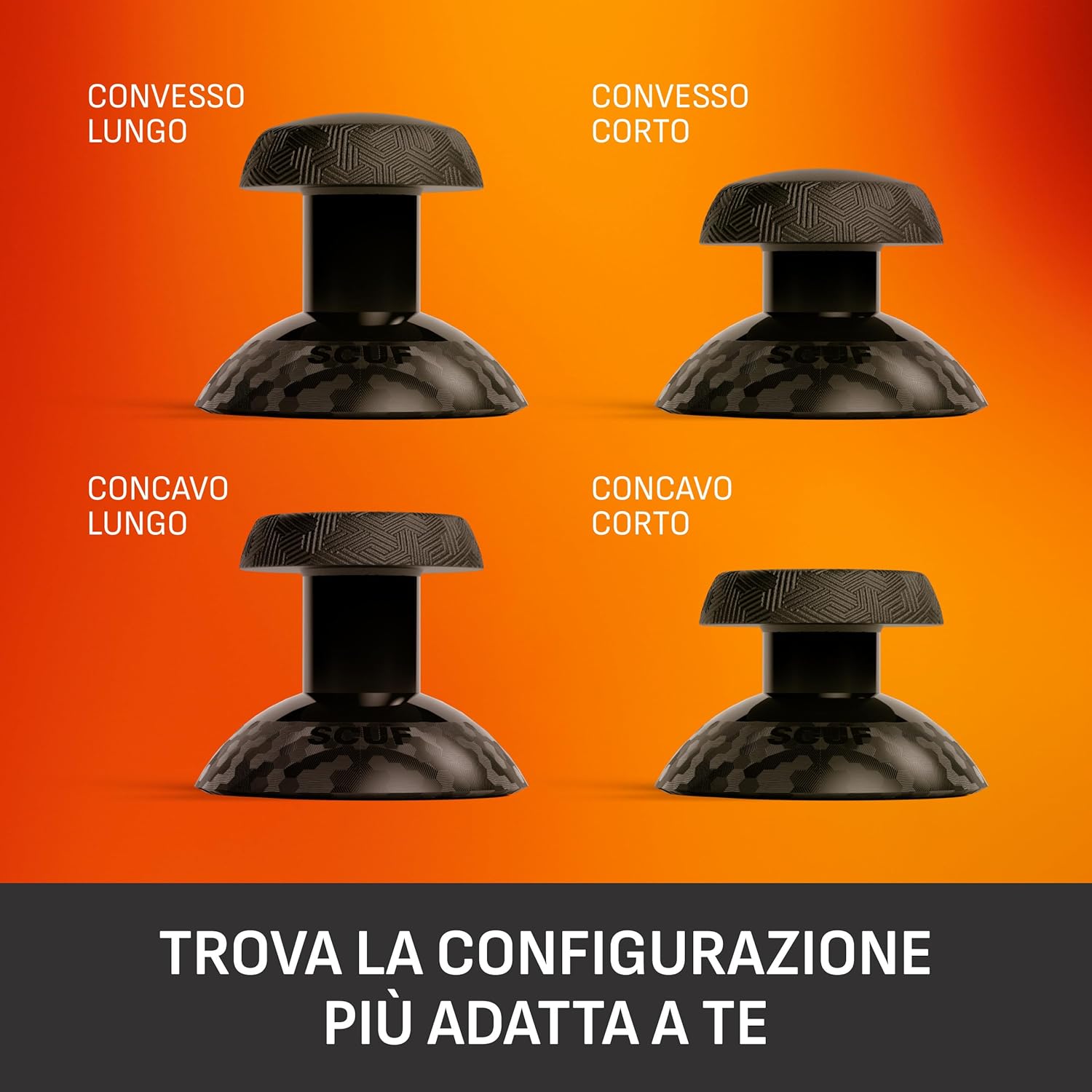 Thumbnail 1 de SCUF VALOR PRO kit thumbstick, 1 corto concavo