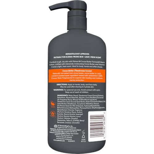Detalle 2 de Palmer's Men's Cocoa Butter Formula 3-in-1 Moisturizer (33.8 Oz)