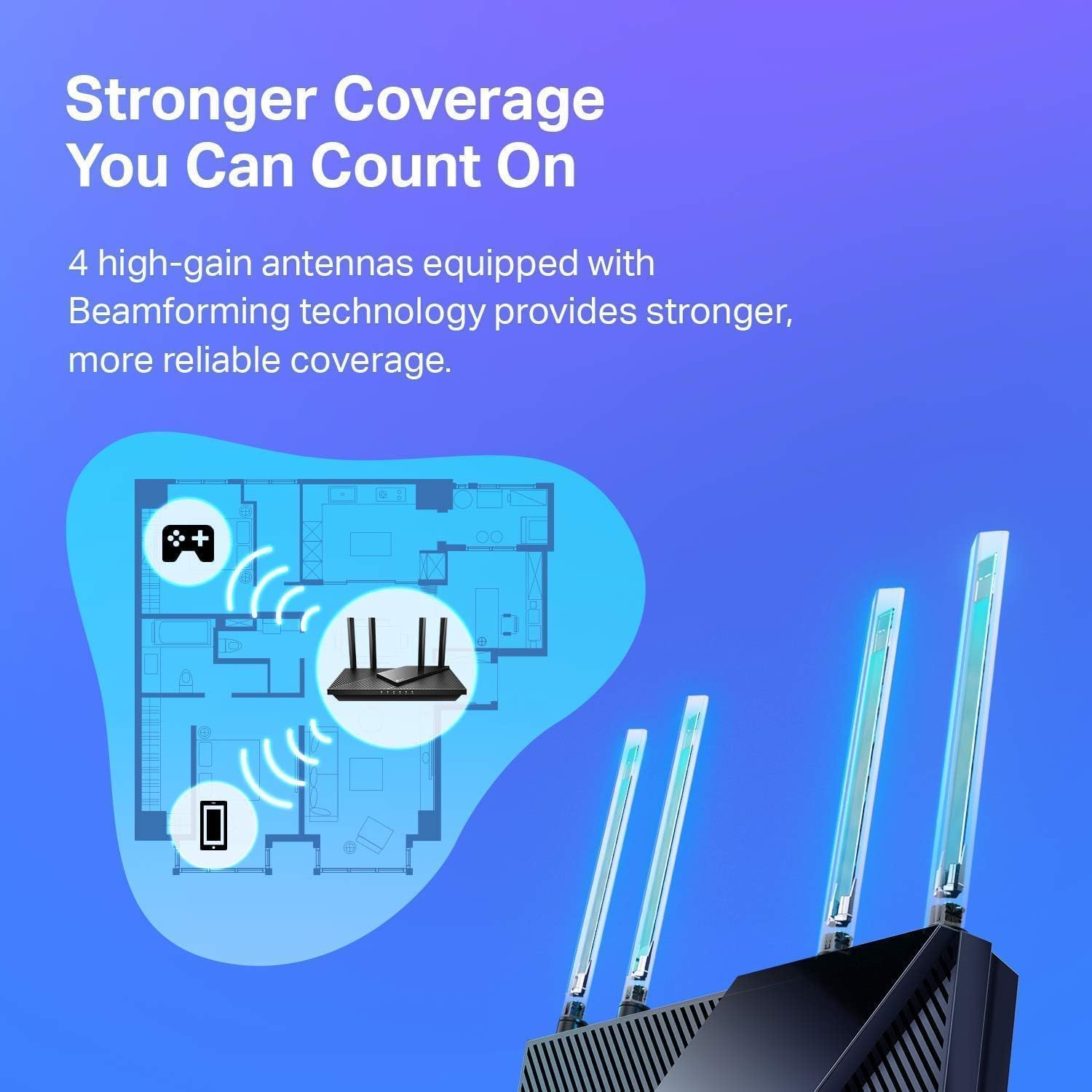 Detalle 2 de TP-Link Archer AX21 AX1800 WiFi 6 Router