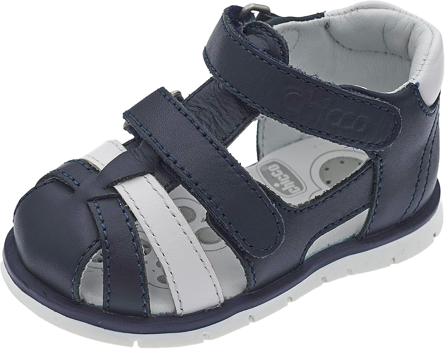 Detalle de Chicco Jungen Spinnen-Sandale mit Doppeltem Riemen – komfortable Sandale für Alltag und Freizeit