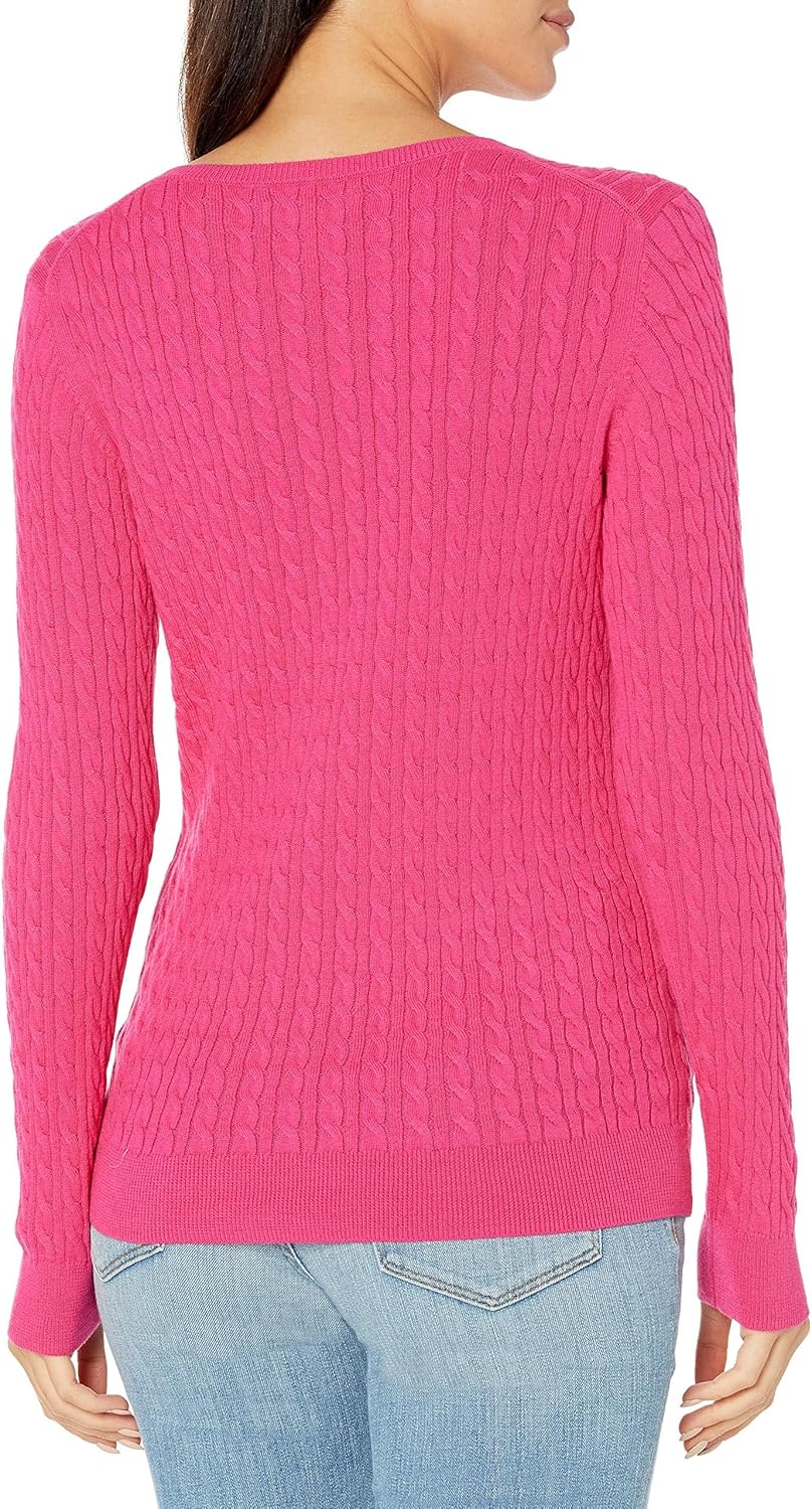 Thumbnail 1 de Amazon Essentials Women's Lightweight Cable Knit Crewneck Jumper (Available in Plus Size)