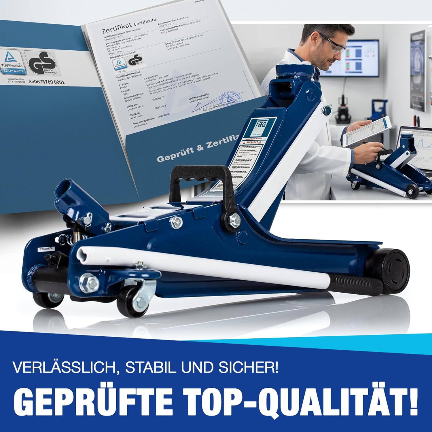 Thumbnail 2 de NTG Hydraulischer Wagenheber 2 t