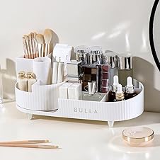 Detalle de BULLA 360 Rotating Makeup Organiser — 2-in-1 storage