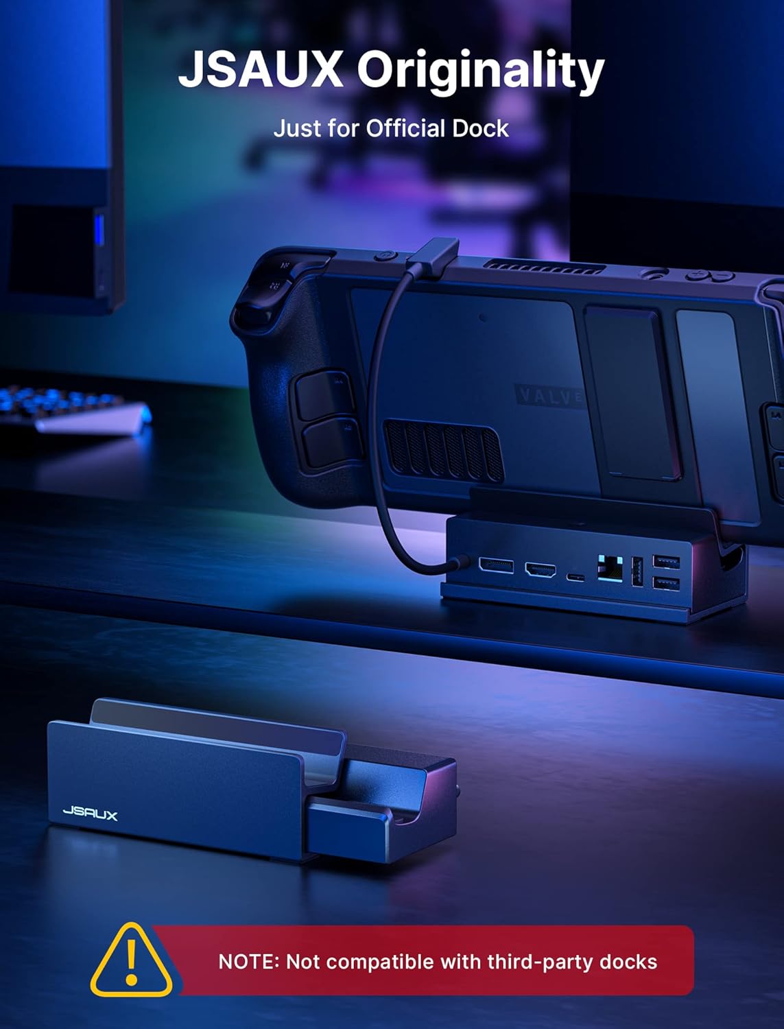 Thumbnail 1 de JSAUX Ständer kompatibel mit offizielles Steam Deck Dock und Steam Deck mit Gehäuse, Aluminiumlegierung Stand für Steam Deck/ROG Ally/Steam Deck OLED, Anti-Rutsch-Halter für Valve Steam Deck/ROG Ally
JSAUX Ständer kompatibel mit offizielles Steam Deck…