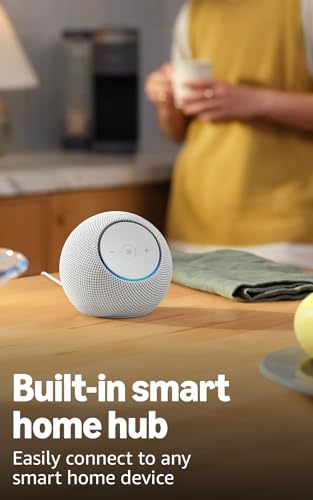 Detalle de Amazon Echo Dot Max (newest gen): room-filling smart speaker with built-in hub