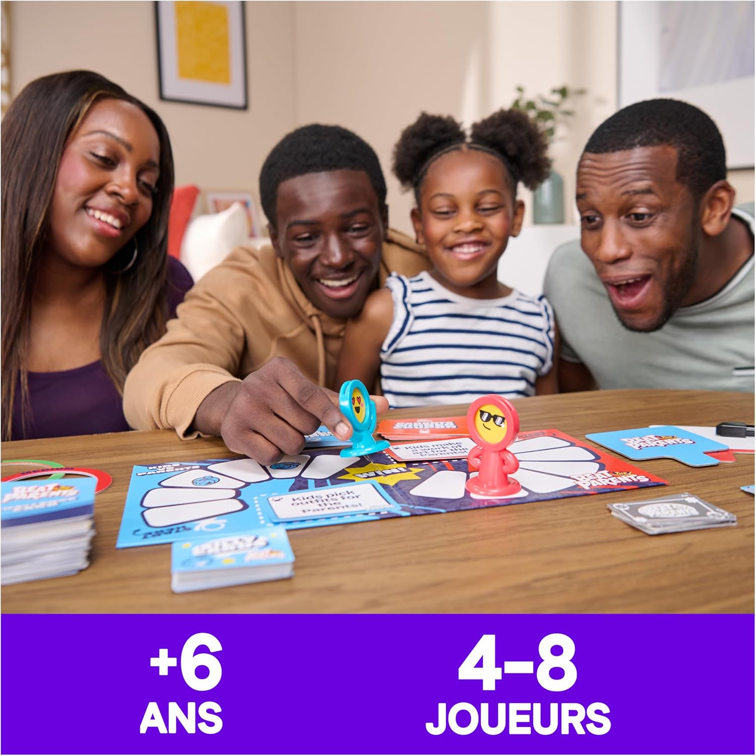 Detalle de Spin Master Games Défie Tes Parents 2025, jeu de société parents vs enfants (6 ans et +)