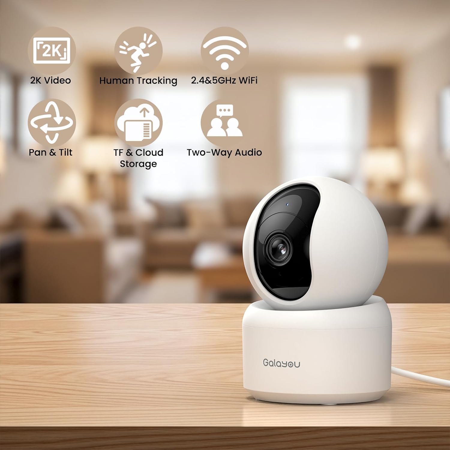 Thumbnail 2 de GALAYOU Indoor Security Cameras, 4-Pack