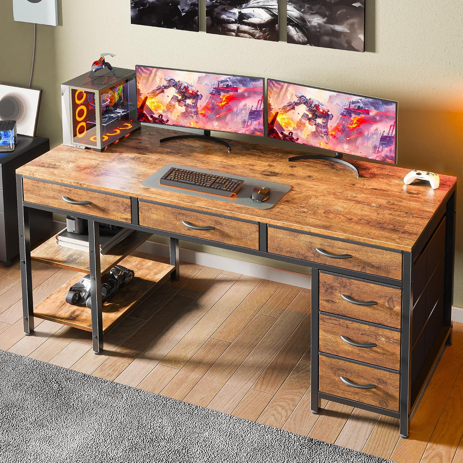 Detalle de Huuger Computer Desk, 54-inch