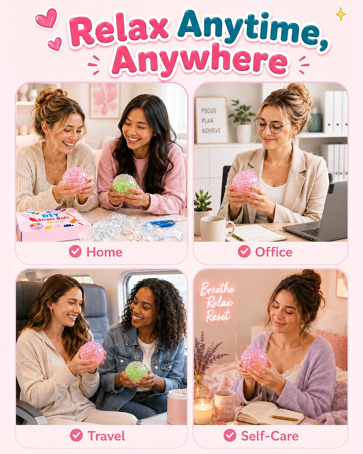 Detalle de TXGSDXS DIY Squishy Making Kit – Create Your Own Squisy Stress Balls