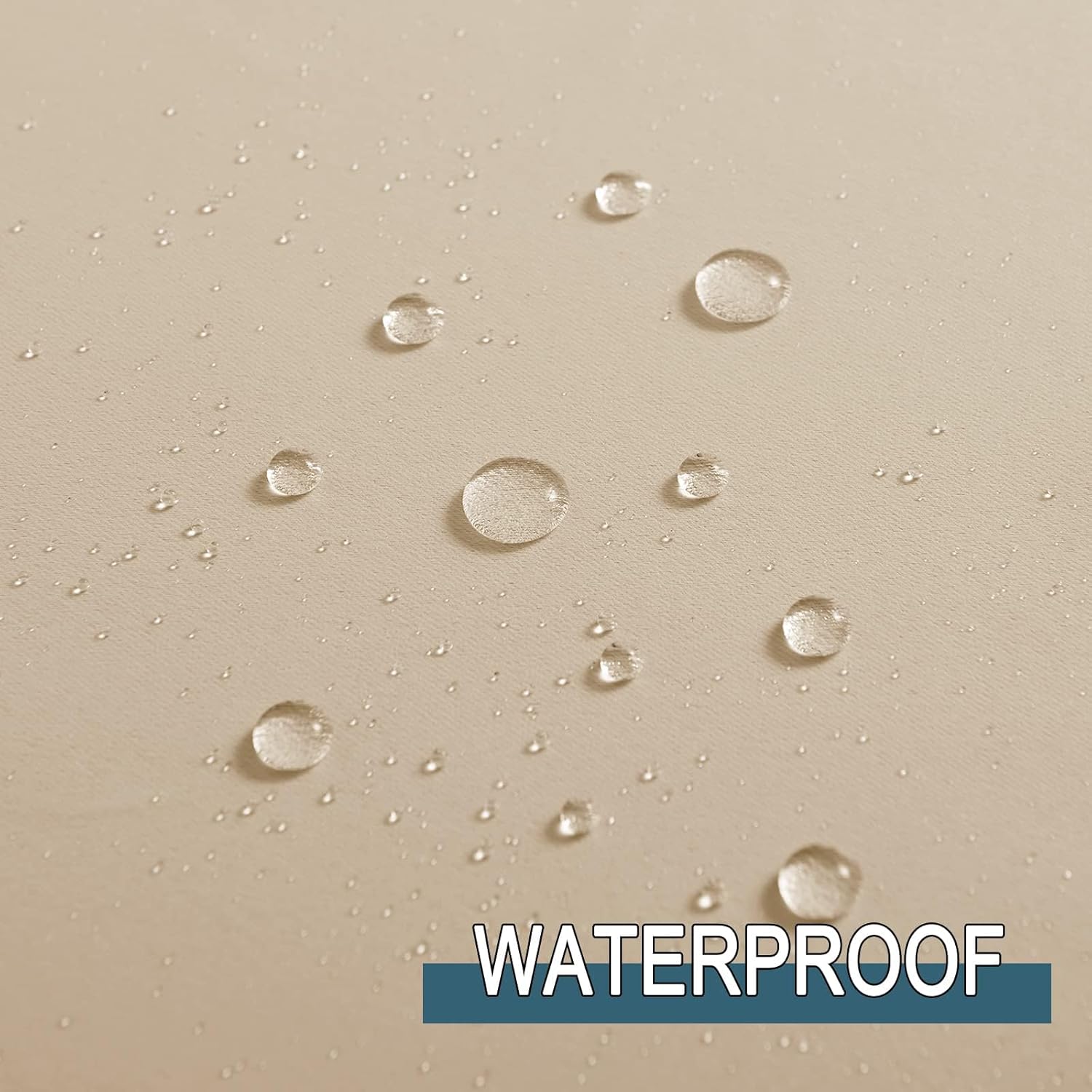 Thumbnail 3 de PONY DANCE 2er-Set Outdoor-Gardinen Sonnenschutz & Sichtschutz (Bisccoti Beige), 274 x 132 cm