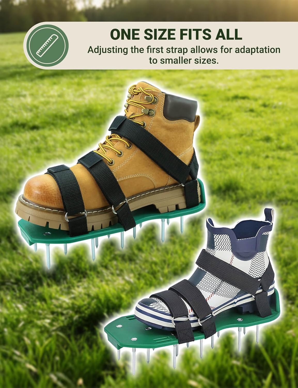 Thumbnail 6 de Lawn Aerator Shoes with 4 Spikes