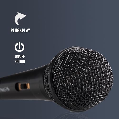 Thumbnail 2 de NGS Singer Fire: Micrófono dinámico vocal con cable de 3 m para directo y karaoke