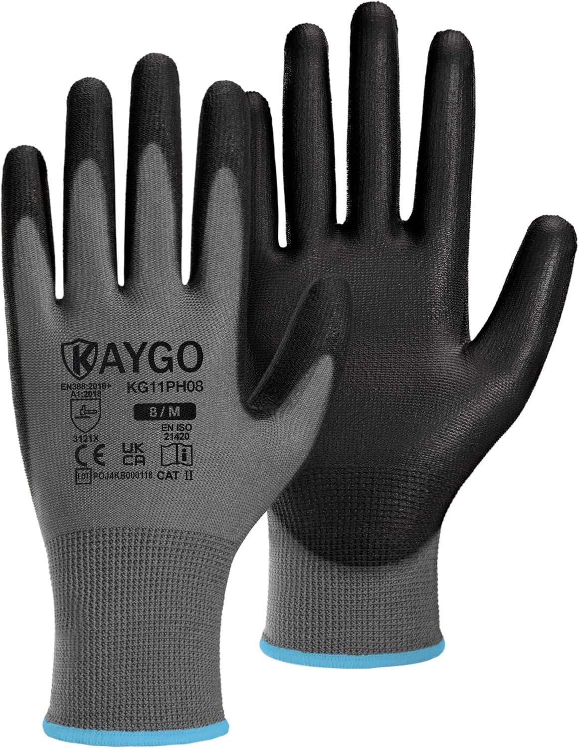 Thumbnail 6 de KAYGO KG11PB PU-coated Work Gloves 12 pairs