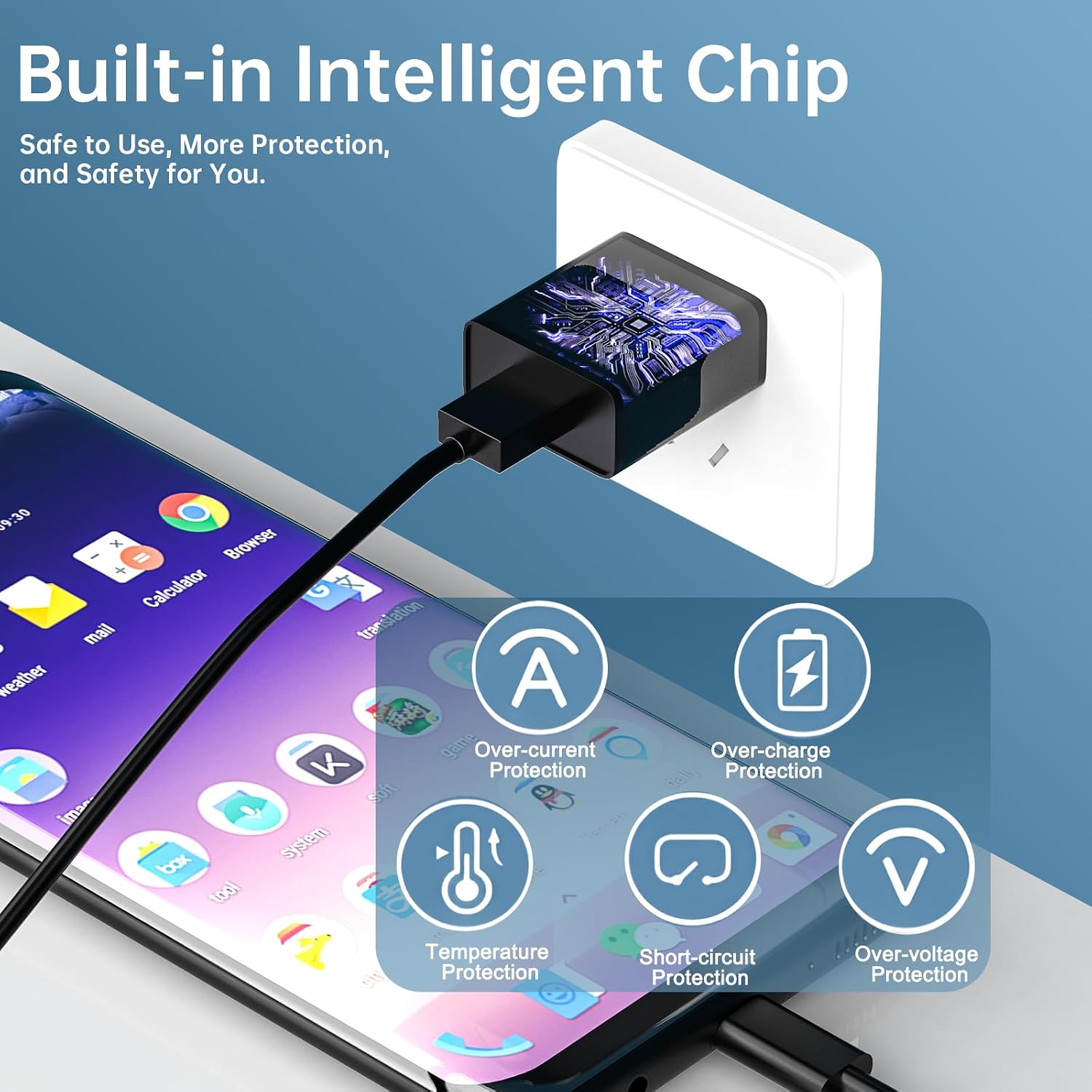 Thumbnail 2 de 5V 2A USB C Power Adapter — Universal Fast Charger for Beats, JBL, and More