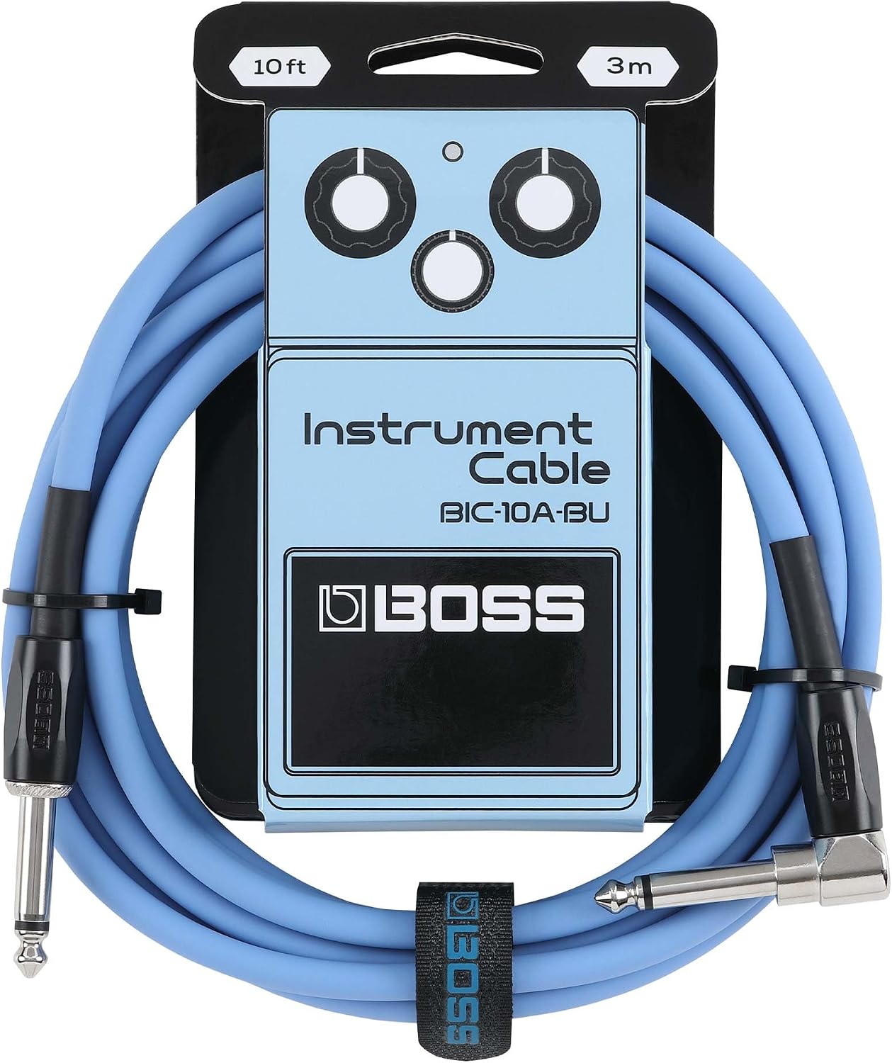 Thumbnail 6 de BOSS BIC-10A – kabel instrumentalny 3 m, wtyki proste i kątowe, pomarańczowy