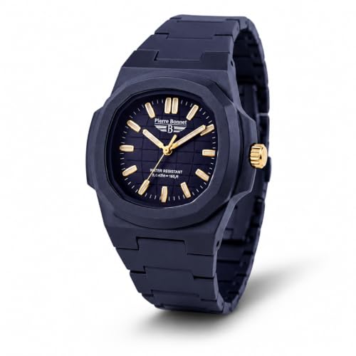 Detalle 1 de Pierre Bonnet Orologio 9276 Unisex in Policarbonato – Stile Moderno, Movimento al Quarzo e Deployante