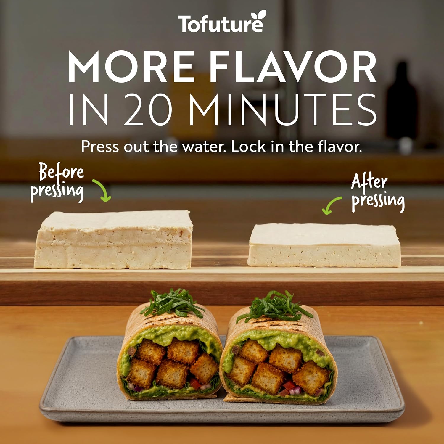 Detalle de Tofuture Tofu Press — The Original and Best Tofu Press for Extra Firm, Crack-Free Tofu