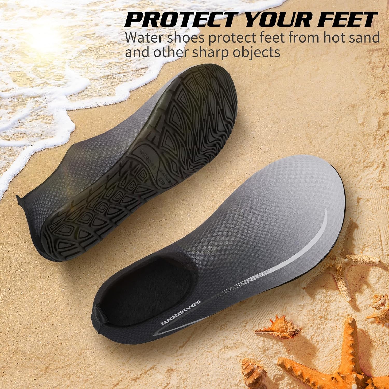 Thumbnail 2 de Swim Water Shoes Aqua Socks Barefoot for Sea Beach Swimming Shoes Pool – Ladies & Men