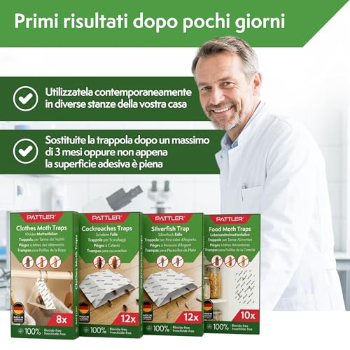 Thumbnail 6 de Pattler Trappola Pesciolini d'Argento con Finestre di Controllo – 12 Pezzi