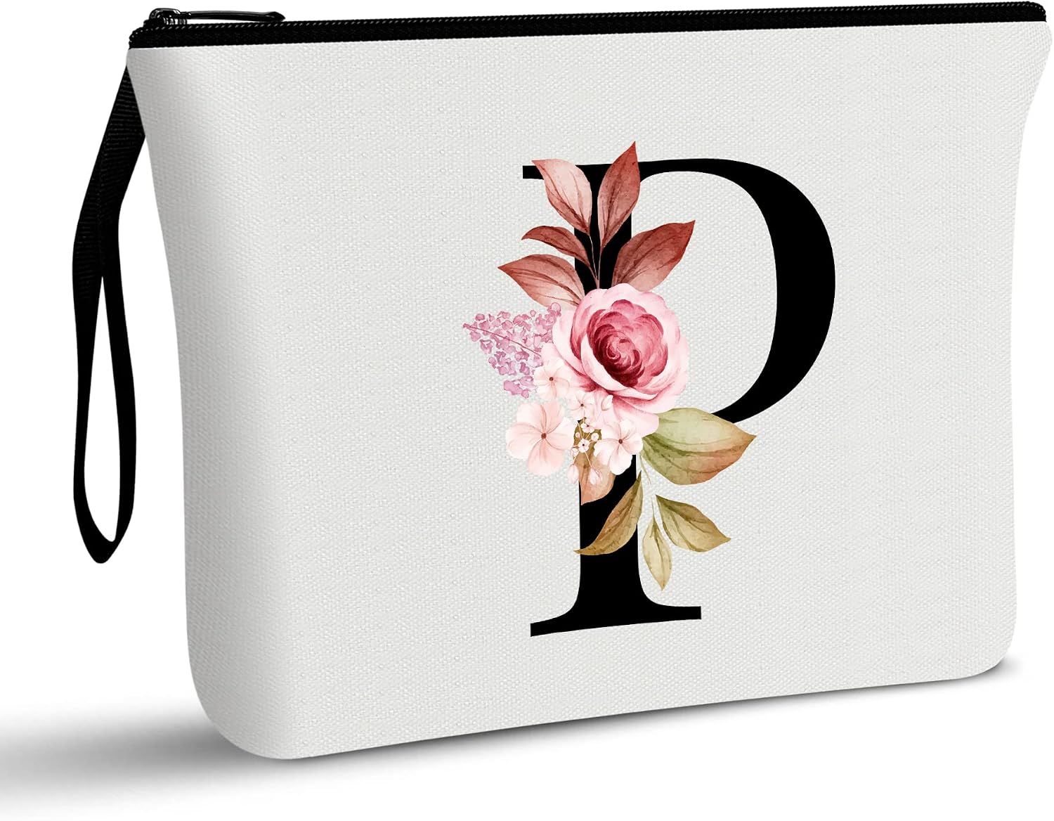 Detalle de Beauty case personalizzato A alla Z – pochette trucchi personalizzata per regalo di compleanno e matrimoni