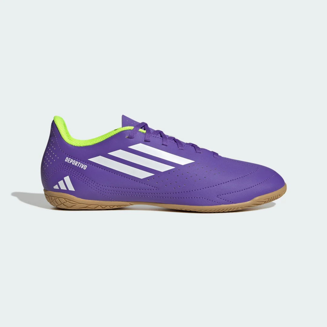 Detalle 2 de Adidas Deportivo II Indoor: zapatilla de fútbol sala para interiores en violeta