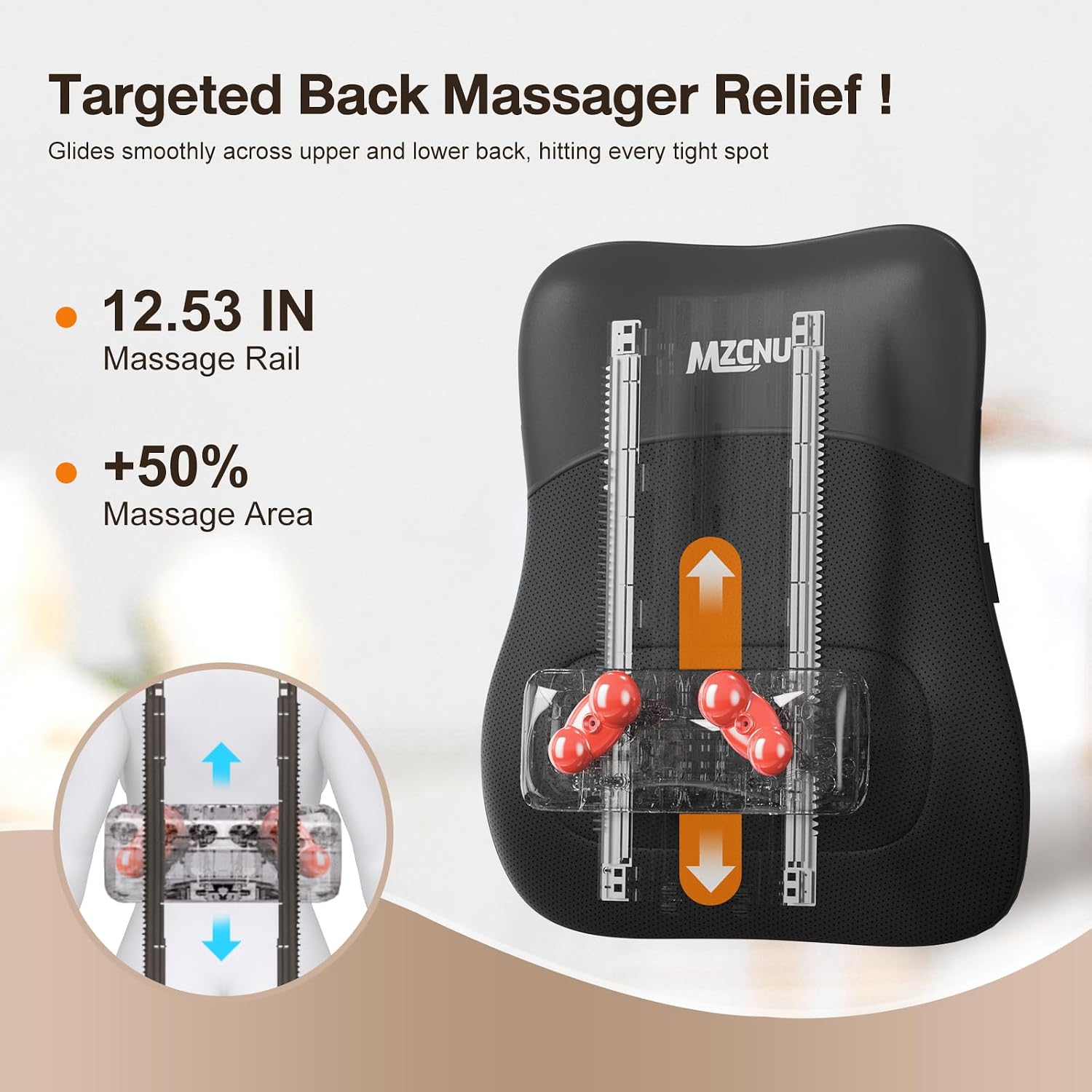 Detalle de MZCNU Back Massager 0.75-Inch
