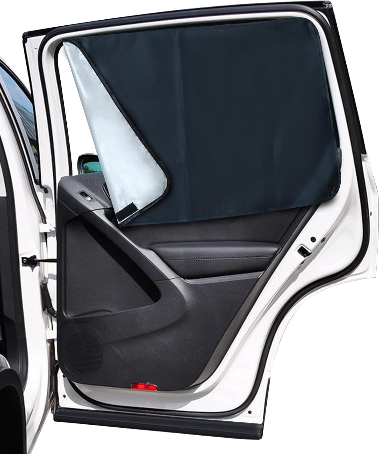 Detalle de Lechin Pare Soleil Voiture Bébé — Rideau Pare-Soleil Magnétique, 80 x 50 cm (2 pièces)
