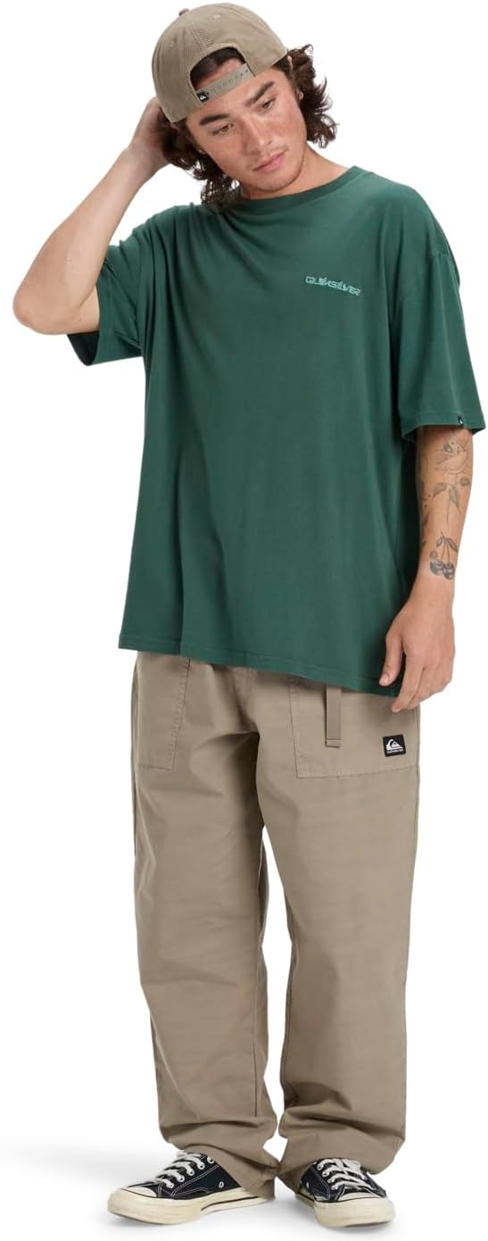 Detalle de Quiksilver Salt Water SS T-Shirt Uomo (Pacco da 1)