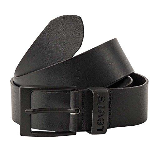 Detalle de Levi's Ashland Metal cinturón negro 80 cm