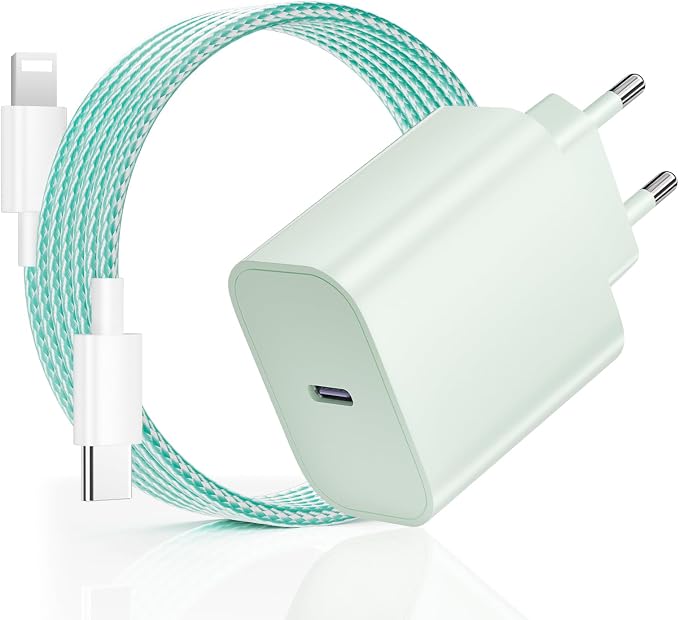 Detalle de 20W Apple Cargador Rápido USB-C con Cable Lightning