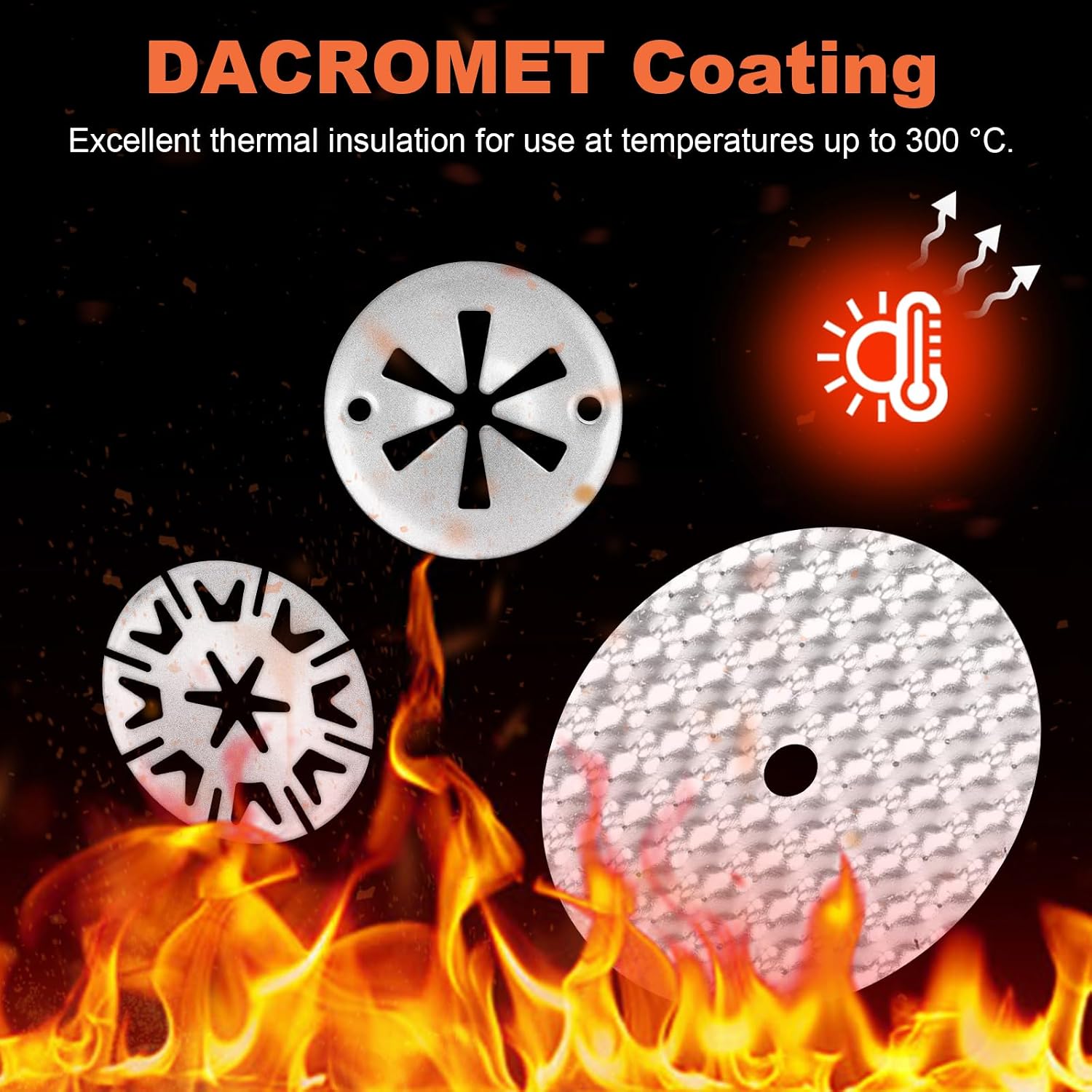 Detalle de 25 Pcs Exhaust Repair Kit HXC 30mm Heat Shield Clips 52 mm Washers – Compatible with VW/Skoda OE 6715468