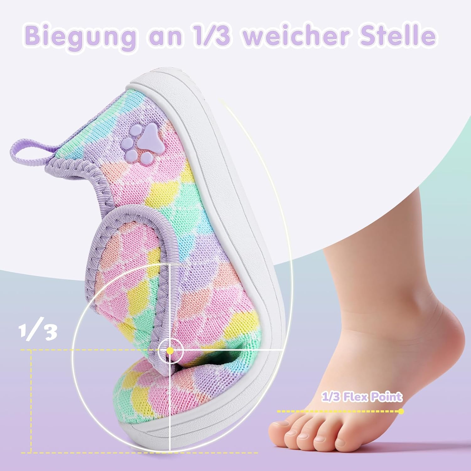 Detalle 1 de Barfußschuhe IceUnicorn Baby für Kleinkinder