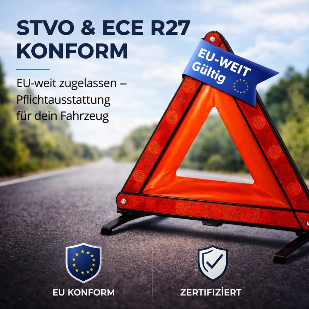 Thumbnail 5 de POWR CAR V16 Warndreieck-Leuchte – Warndreieck & Pannendreieck mit EU-Zulassung