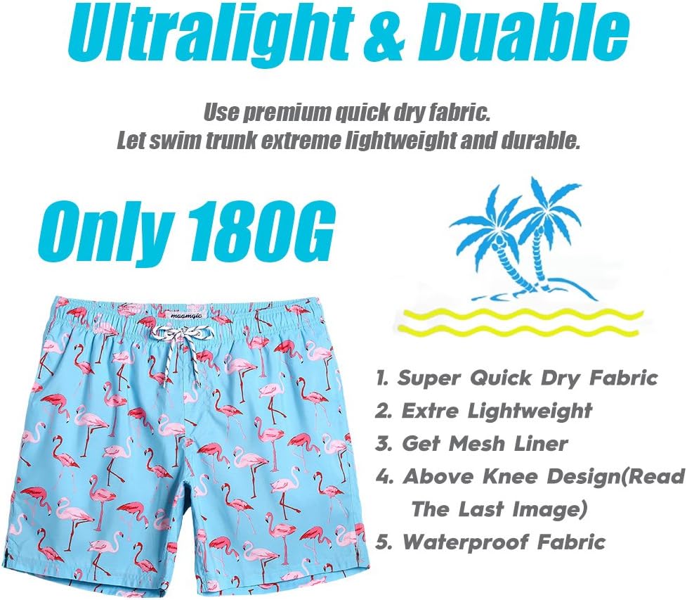Thumbnail 5 de MaaMgic Men's Quick Dry Swim Shorts